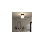 Plafonnier de salle de bain noir e14 10w ip44 goodhome hoatzin Plafonnier de salle de bain noir e14 10w ip44 goodhome hoatzin