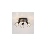 Plafonnier spot 3 lumières e14 40w corep owen h. 21 x Ø24 cm Plafonnier spot 3 lumières e14 40w corep owen h. 21 x Ø24 cm
