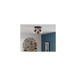 Plafonnier spot 3 lumières e14 5w goodhome arraqis noir mat h. 21 x Ø25 cm Plafonnier spot 3 lumières e14 5w goodhome arraqis noir mat h. 21 x Ø25 cm