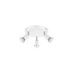 Plafonnier spot 3 lumières gu10 7w sasha blanc h. 10. 5 x Ø20 cm Plafonnier spot 3 lumières gu10 7w sasha blanc h. 10. 5 x Ø20 cm