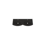 Plan double vasque verre noir mat vague 138 cm