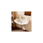 Plan simple vasque cooke & lewis en verre couleur blanc l. 700 x p. 520 mm