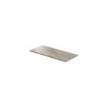 Plan de toilette l. 100 x l. 45 x p. 2 cm effet marbre beige cadlia