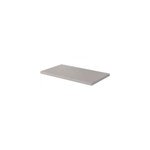 Plan de toilette l. 80 x l. 45 x p. 2 cm effet granit gris cadlia