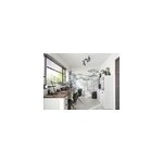 Plan de travail chne massif fonc goodhome hinita l. 300 x l. 62 x p. 4 cm
