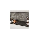 Plan de travail compact effet marbre gris l. 300 x l. 62 x �p. 1, 2 cm goodhome nepeta