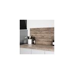 Plan de travail stratifi� effet bois vintage l. 300 x l. 62 x �p. 3, 8 cm goodhome berberis