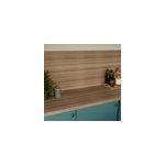 Plan de travail stratifi� effet chevron ch�ne l. 300 x l. 62 x �p. 3, 8 cm goodhome berberis