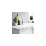 Plan de travail stratifi blanc goodhome kala l. 300 x l. 62 x p. 3, 8 cm