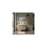 Plan vasque blanc en cramique l. 90 cm, calao