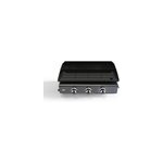 Plancha gaz brasero silvia ii g 3 feux plaque acier