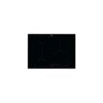 Plaque de cuisson induction 3 foyers coloris noir l. 71 x p. 52 x h. 4, 4 cm electrolux eiv73342