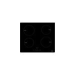 Plaque de cuisson induction 4 foyers cooke & lewis coloris noir l. 59 x p. 52 x h. 6, 5 cm