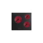 Plaque de cuisson vitrocéramique 3 foyers - coloris noir - l. 59 x p. 52 x h. 5, 2 cm nn3zcr60eu Plaque de cuisson vitrocéramique 3 foyers - coloris noir - l. 59 x p. 52 x h. 5, 2 cm nn3zcr60eu