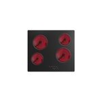 Plaque de cuisson vitrocéramique 4 foyers - coloris noir - l. 59 x p. 52 x h. 5 cm nn4zcr60eu Plaque de cuisson vitrocéramique 4 foyers - coloris noir - l. 59 x p. 52 x h. 5 cm nn4zcr60eu