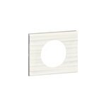 Plaque de finition 1 poste legrand c�liane 0 690 11 coloris corian ; cannel� l. 100 x p. 9, 1 x h. 83 ...