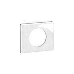 Plaque de finition 1 poste legrand c�liane cp2301 coloris porcelaine de limoges l. 100 x p. 9 x h. 83 ...