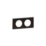 Plaque de finition 2 postes legrand c�liane 0 690 22 coloris corian ; goug� l. 171 x p. 9, 1 x h. 83 ...