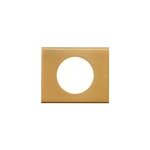 Plaque de finition 1 poste legrand cliane 0 691 31 coloris bronze dor l. 100 x p. 8, 5 x h. 82 mm