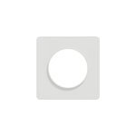 Plaque de finition 1 poste schneider electric odace touch s520802 coloris blanc l. 85 x p. 10 x h. 85 ...