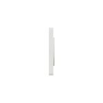 Plaque de finition simple schneider electric odace touch imitation bois liser blanc