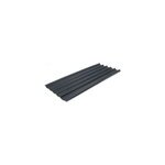 Plaque ondulée easyfix noir 82cm x 2m onduline Plaque ondulée easyfix noir 82cm x 2m onduline