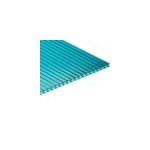 Plaque polycarbonate alvolaire l. 1. 05 x l. 3m, ep. 4 mm, 0. 8kg / m2 2 parois transparente 5pcs