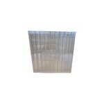 Plaque polycarbonate alvolaire l. 1. 25 x l. 3m, ep. 32 mm, 3. 8kg / m2 10 parois transparente 5pcs