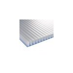 Plaque polycarbonate transparent 300 x 98 cm, p. 16mm (vendue  la plaque)