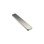 Plaque de propret en chrome l. 24 x l. 4 cm entraxe 195 cm