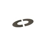 Plaque de propret� inox �100 / 150 mm, 30� noir poujoulat