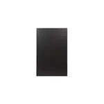 Plaque de protection murale le marquier unie l. 80 x h. 120 cm noire