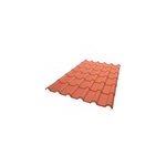Plaque pvc imitation tuile romaine renolit tecno imac la romana terre cuite - 184 x 117 cm