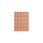 Plaque de toiture easy - tuile gallea terracotta l. 114 cm Plaque de toiture easy - tuile gallea terracotta l. 114 cm