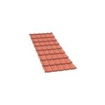 Plaque de toiture imitation tuile coverlife tegola en pvc terracotta - 208 x 107 cm Plaque de toiture imitation tuile coverlife tegola en pvc terracotta - 208 x 107 cm