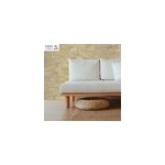 Plaquette de parement pierre naturelle et travertin mix beige