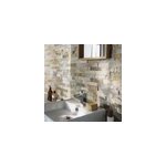 Plaquette de parement slim 2 pierre naturelle beige ros (vendue au carton)