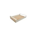 Plateau rectangulaire en bambou et m�tal box & beyond