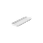 Plateau de salle de bains l. 10 x l. 29 h. 2 cm, blanc, smartstore compact slim