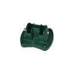 Platine pour poteau  encoche blooma verte