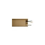 Plinthe passe - c�ble � couvercle ar�tes vives mdf 244 x 11 cm, �p. 18 mm