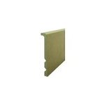 Plinthe passe - c�ble � couvercle ar�tes vives mdf 244 x 13, 3 cm, �p. 22 mm