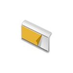 Plinthe pvc blanc auto - adhsive 60 mm, 1. 30 m