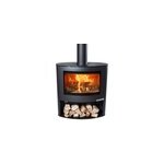 Pole  bois en acier aduro 15. 2 noir 6. 5kw