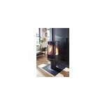 Pole  bois en acier aduro 9. 3 lux noir 6kw 140m
