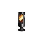 Po�le � bois en acier supra chlo� sur pied 7. 1kw 120m�
