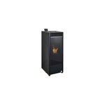 Poele  granuls bestove barry noir 11kw, canalisable 2 bouches