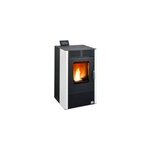 Pole  granuls de bois bestove nemo noir et blanc 6 kw