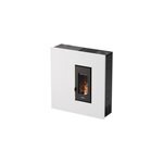 Po�le � granul�s freepoint res 7 blanc 7, 8kw - surface de chauffe 73m�