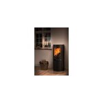 Poêle mixte bois et granulés en acier aduro h2 noir 7kw Poêle mixte bois et granulés en acier aduro h2 noir 7kw